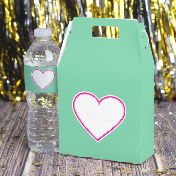 Custom Design - Gable Favor Box - In Context