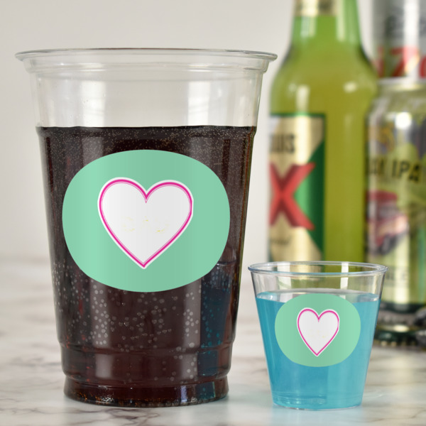 Custom Design - 16oz Party Cup & Plastic Shot Glass - In Context