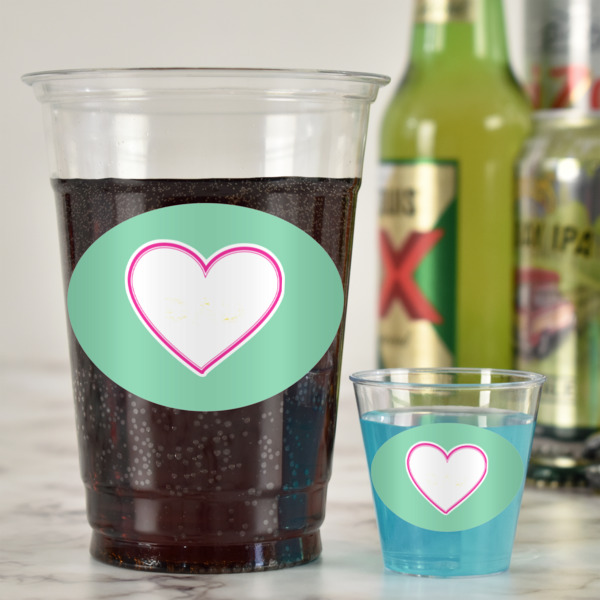 Custom Design - Plastic Shot Glasses - In Context