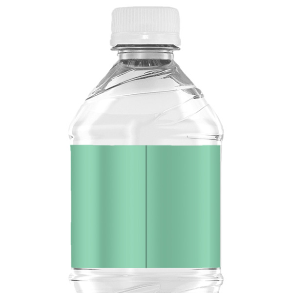 Custom Design - Water Bottle Label - Back View
