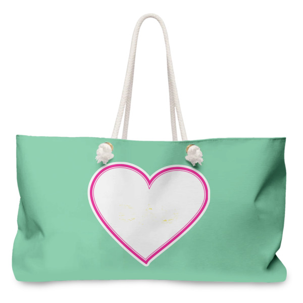 Custom Design Your Own Large Tote Bag with Rope Handles
