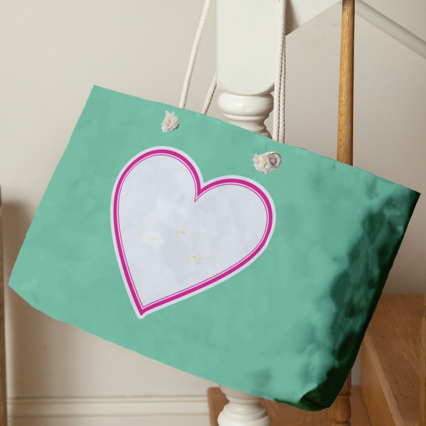 Custom Design - Large Rope Tote - Life Style