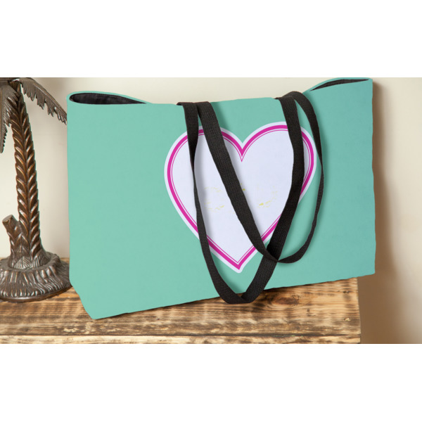 Custom Design - Tote w/Black Handles - Lifestyle View