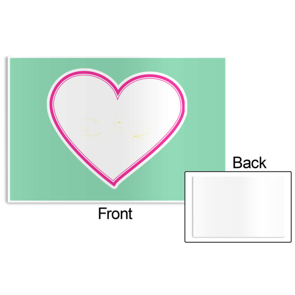 Custom Design - Disposable Paper Placemat - Front & Back