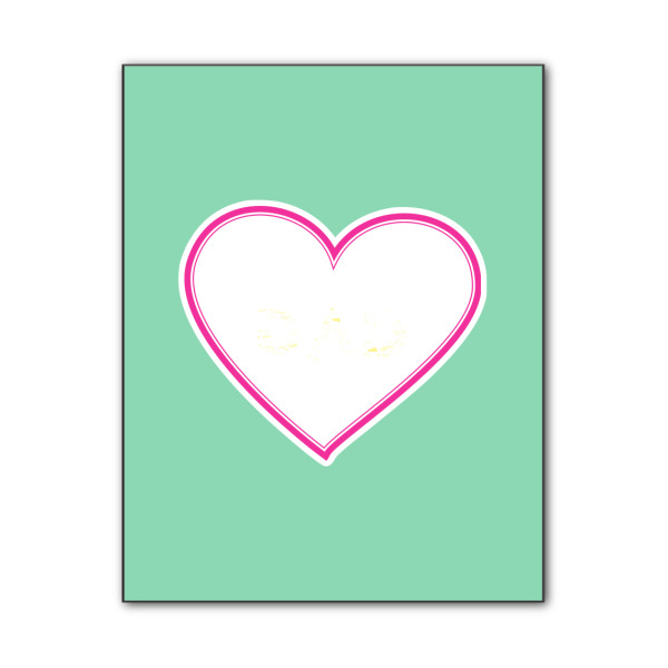 Custom Design Your Own Wood Print - 11" x 14"