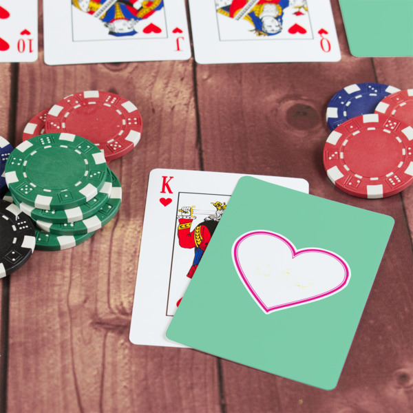 Custom Design - On Table with Poker Chips