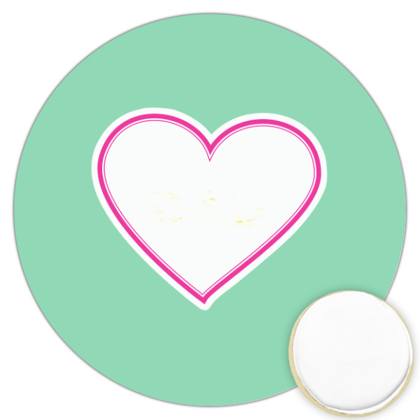 Custom Design Your Own Printed Cookie Topper - 3.25"