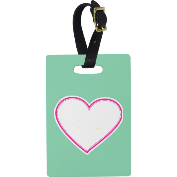 Custom Design Your Own Plastic Luggage Tag - Rectangular