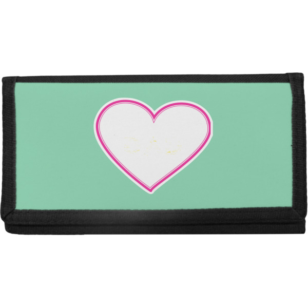 Custom Design Your Own Canvas Checkbook Cover