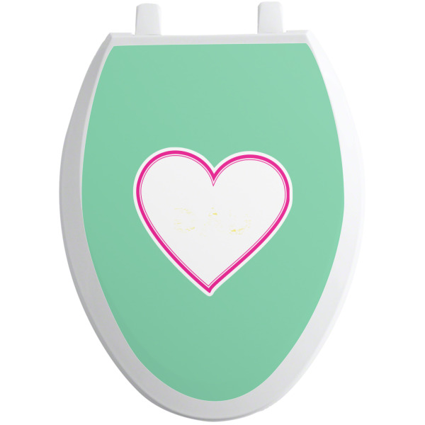 Custom Design - Toilet Seat Decal - Elongated - Front