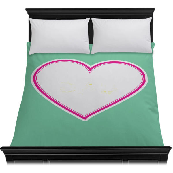 Custom Design - Duvet Cover - Queen - On Bed - No Prop