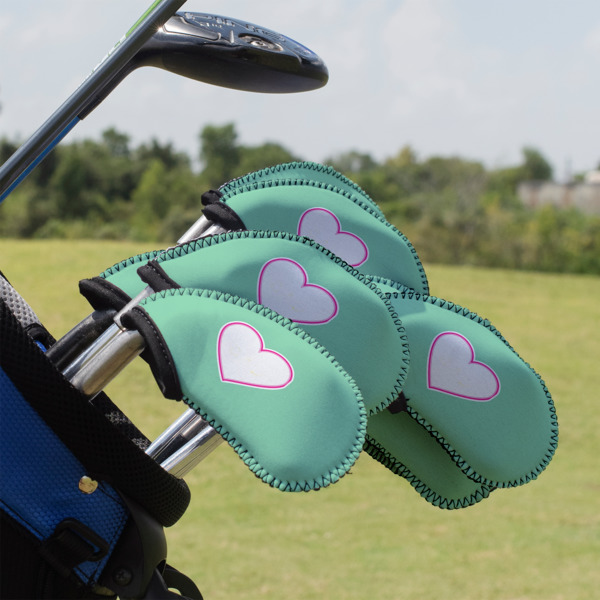 Custom Design - Golf Club Cover - Set of 9 - On Clubs