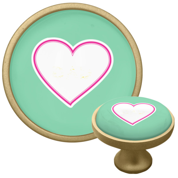 Custom Design - Cabinet Knob - Gold - Multi Angle