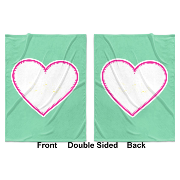 Custom Design - Baby Blanket (Double Sided - Printed Front and Back)