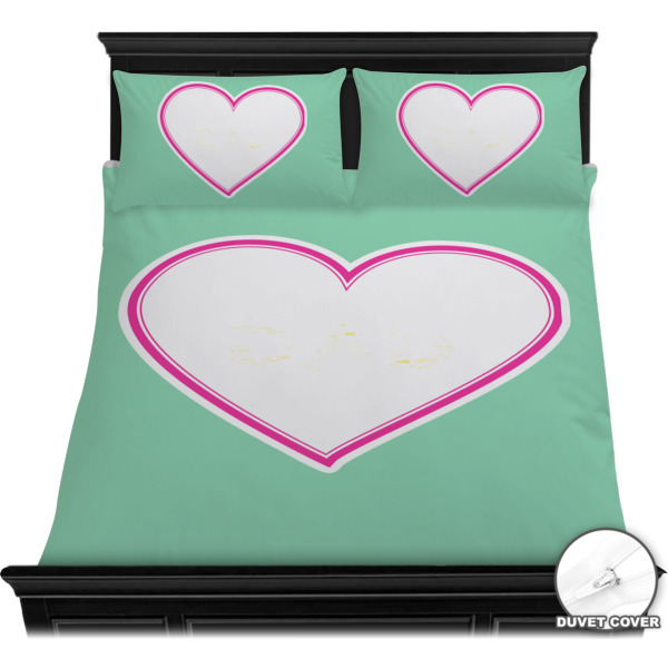 Custom Design - Bedding Set - Queen - Duvet - On Bed