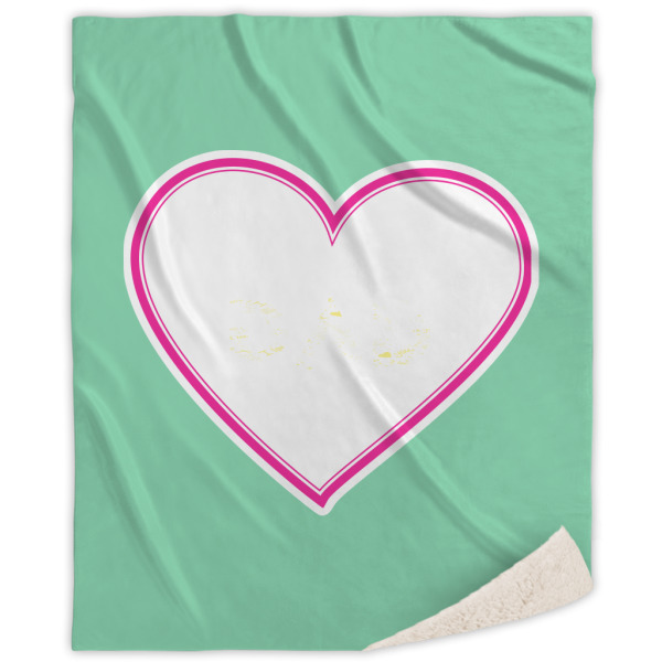 Custom Design Your Own Sherpa Throw Blanket