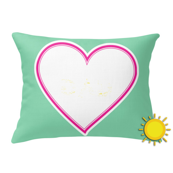 Custom Design Your Own Outdoor Throw Pillow - Rectangular