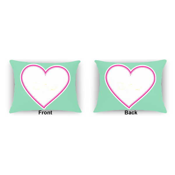 Custom Design - Outdoor Rectangular Throw Pillow (Front and Back)