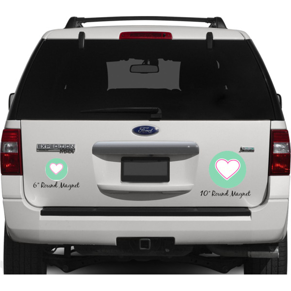 Custom Design - Personalized Car Magnets on Ford Explorer