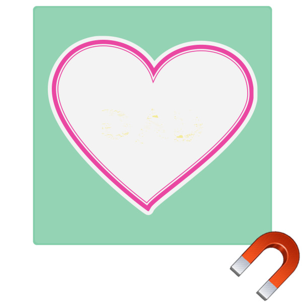 Custom Design Your Own Square Car Magnet - 6"