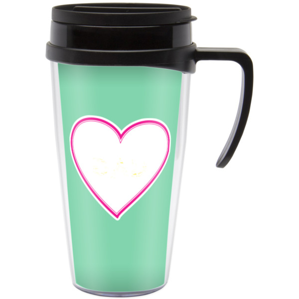 Custom Design Your Own Acrylic Travel Mug with Handle