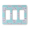 Design Your Own Rocker Style Light Switch Cover - Three Switch