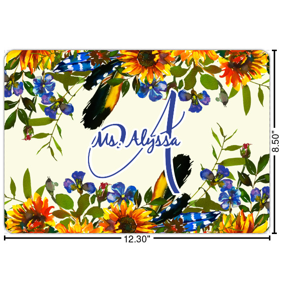 Custom Sunflowers Laptop Skin - Custom Sized (Personalized)