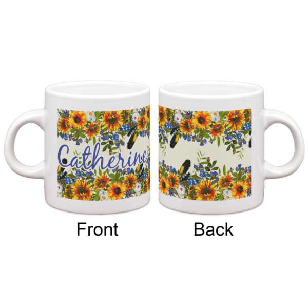 Custom Design - Single Shot Espresso Cup - Single - Front & Back