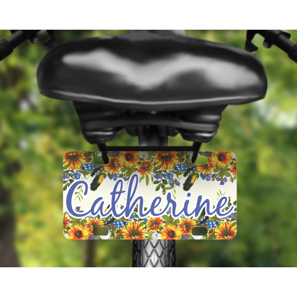 Custom Design - Mini License Plate on Bicycle 4 hole