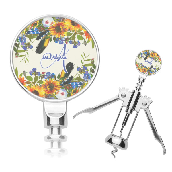 Custom Sunflowers Corkscrew (Personalized)