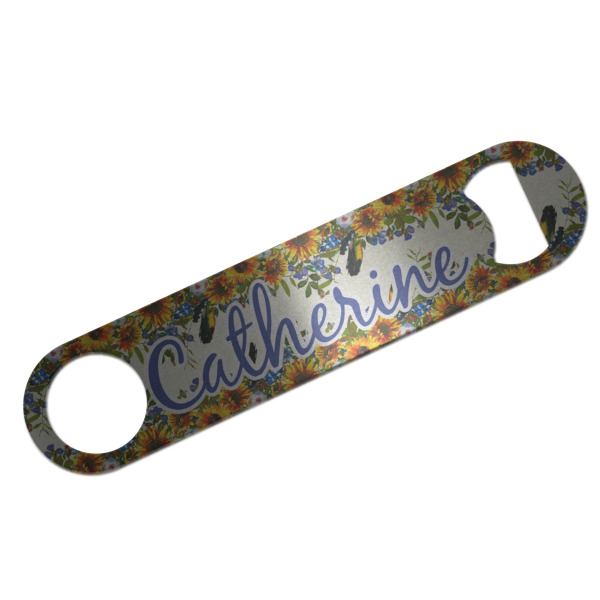 Custom Design - Bar Opener - Silver - Front
