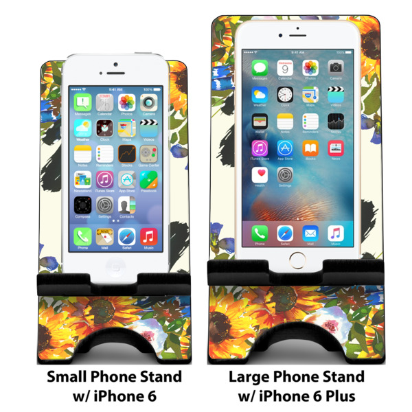 Custom Design - Compare Phone Stand Sizes - with iPhones