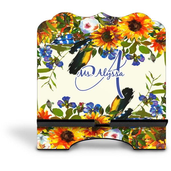 Custom Design - Stylized Tablet Stand - Front without iPad