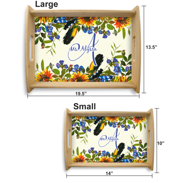 Custom Design - Serving Tray Wood Sizes