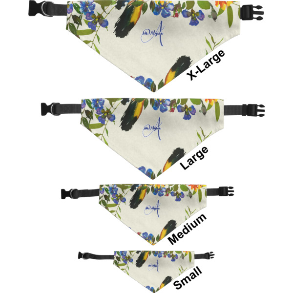 Custom Design - Pet Bandana Sizes