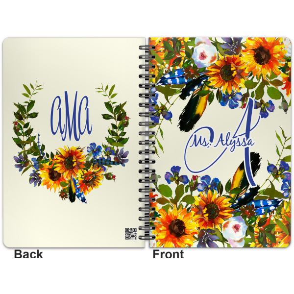 Custom Design - Spiral Journal 7 x 10 - Apvl