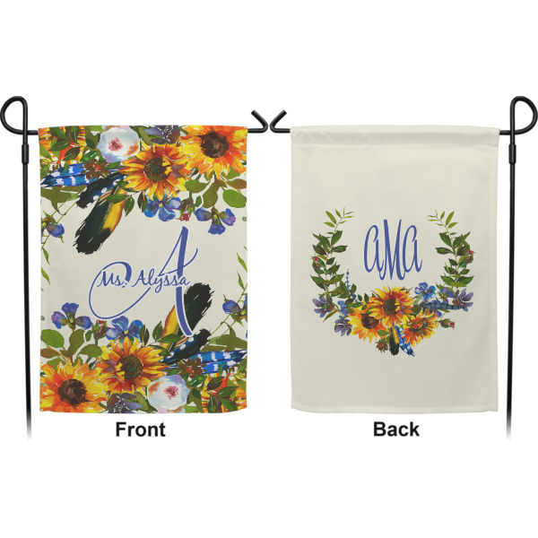 Custom Design - Garden Flag - Double Sided Front and Back