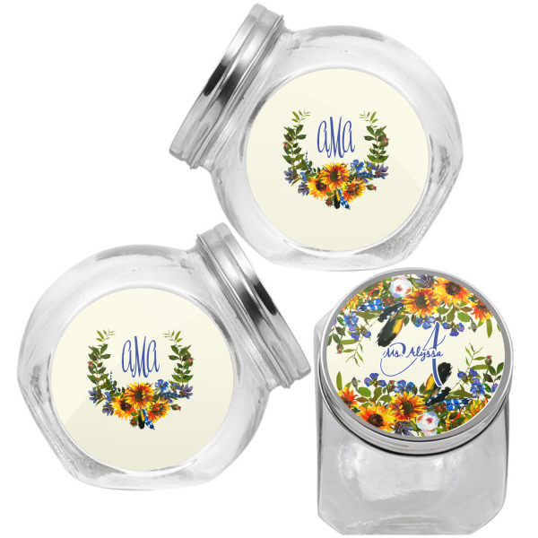 Custom Design - Puppy Treat Jar - Top Left Right