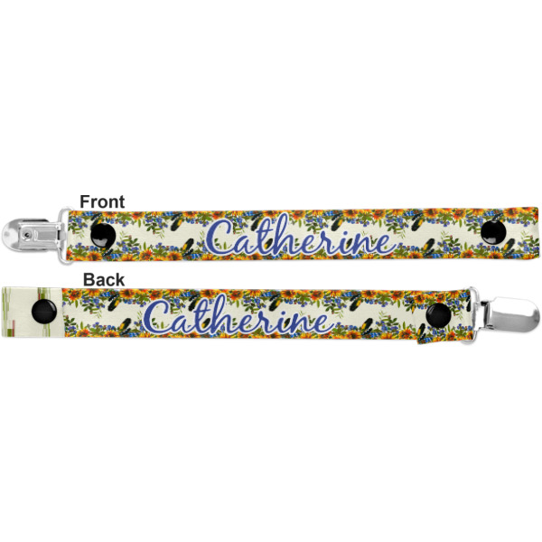 Custom Design - Pacifier Clip - Front and Back