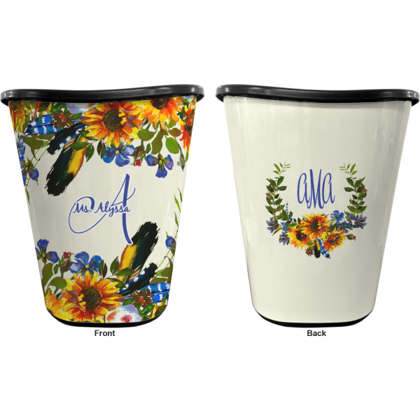 Custom Design - Waste Basket - Black - Double Sided - Approval
