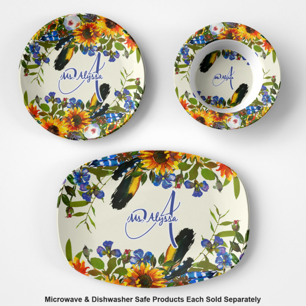 Custom Design - Microwave Safe Composite Polymer Plastic Dishware - Group