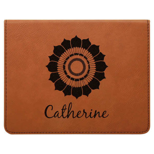 Custom Design - Leatherette 4-Piece Wine Tool Set Flat