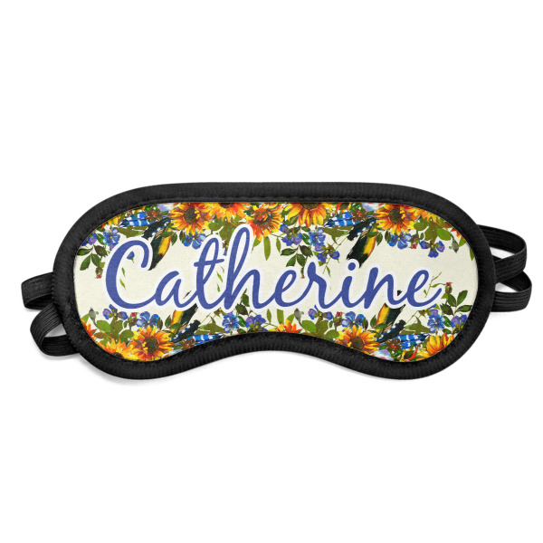 Custom Sunflowers Sleeping Eye Mask (Personalized)