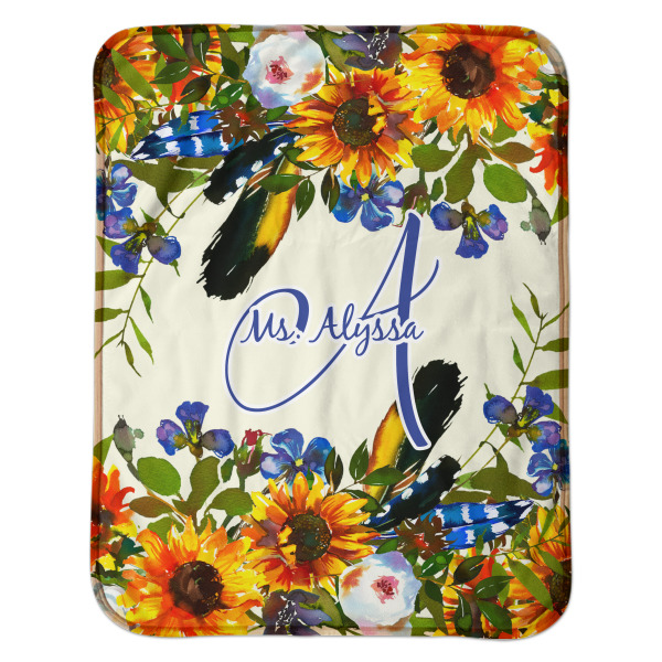 Custom Design - Baby Sherpa Blanket - Flat