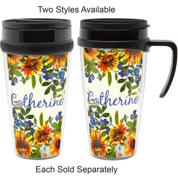Custom Design - Acrylic Travel Mugs - With & Without Handle