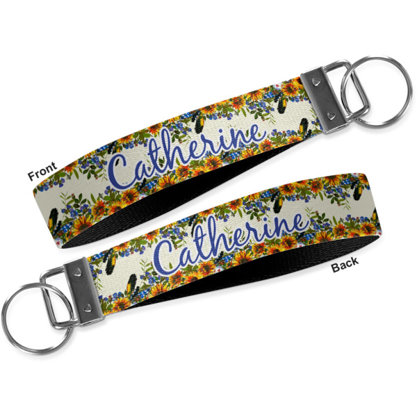 Custom Design - Key-chain - Metal and Nylon - Front and Back