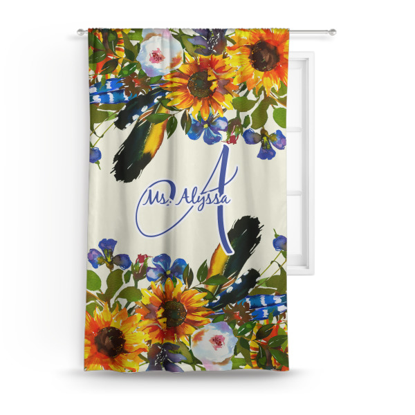 Custom Sunflowers Curtain (Personalized)