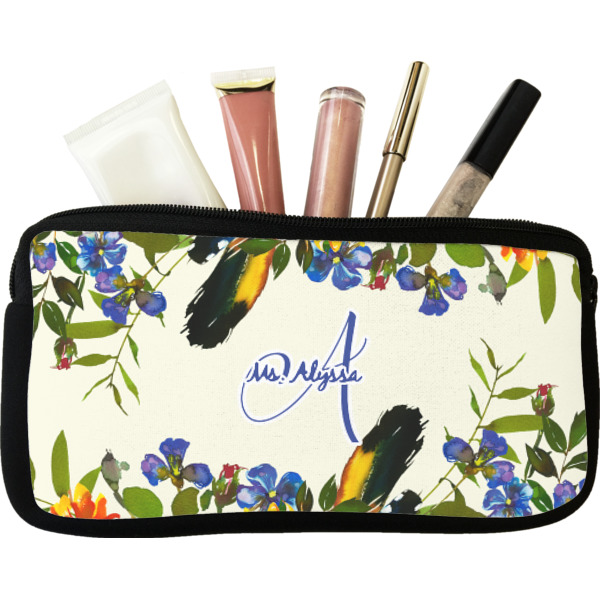 Custom Sunflowers Makeup / Cosmetic Bag (Personalized)