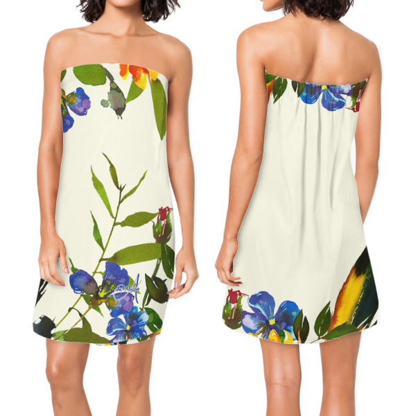 Custom Design - Custom Bath Wrap - Front & Back View