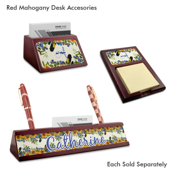 Custom Design - Mahogany Desk Accessories